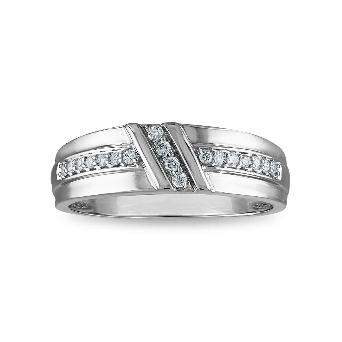 1 CTW Diamond Halo Wedding Trio Set in 10KT White Gold