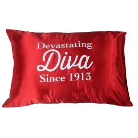 (2 Options) Embroidered Satin Pillowcase