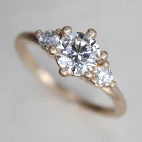 6mm Prong-set Three Stone Ring