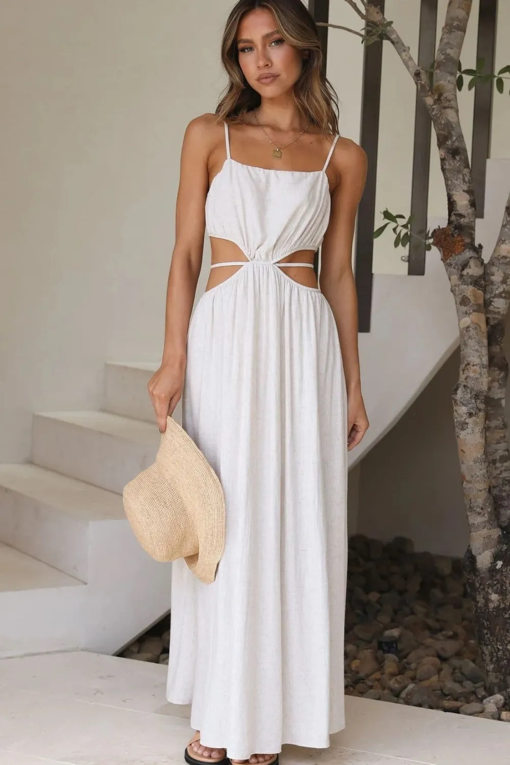 Ashley Spaghetti Maxi Dress