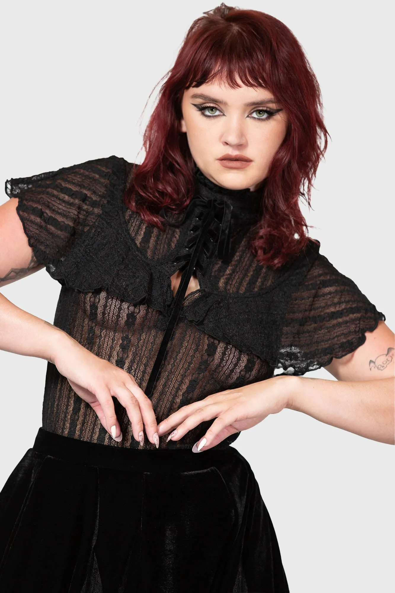 Atala's Night Lace Top