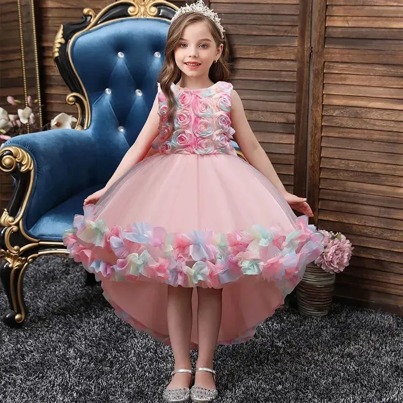 Baby Girl Flower Fashion Wedding Lace Dresses