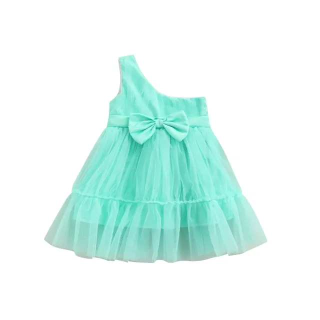 BELLA Asymmetric Tulle Dress