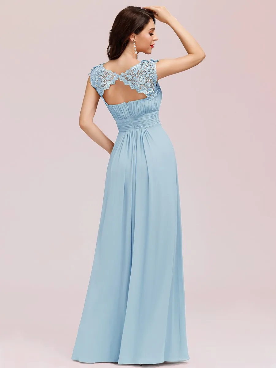 Bestsellers Wholesale Lacey Chiffon Evening Party Gowns