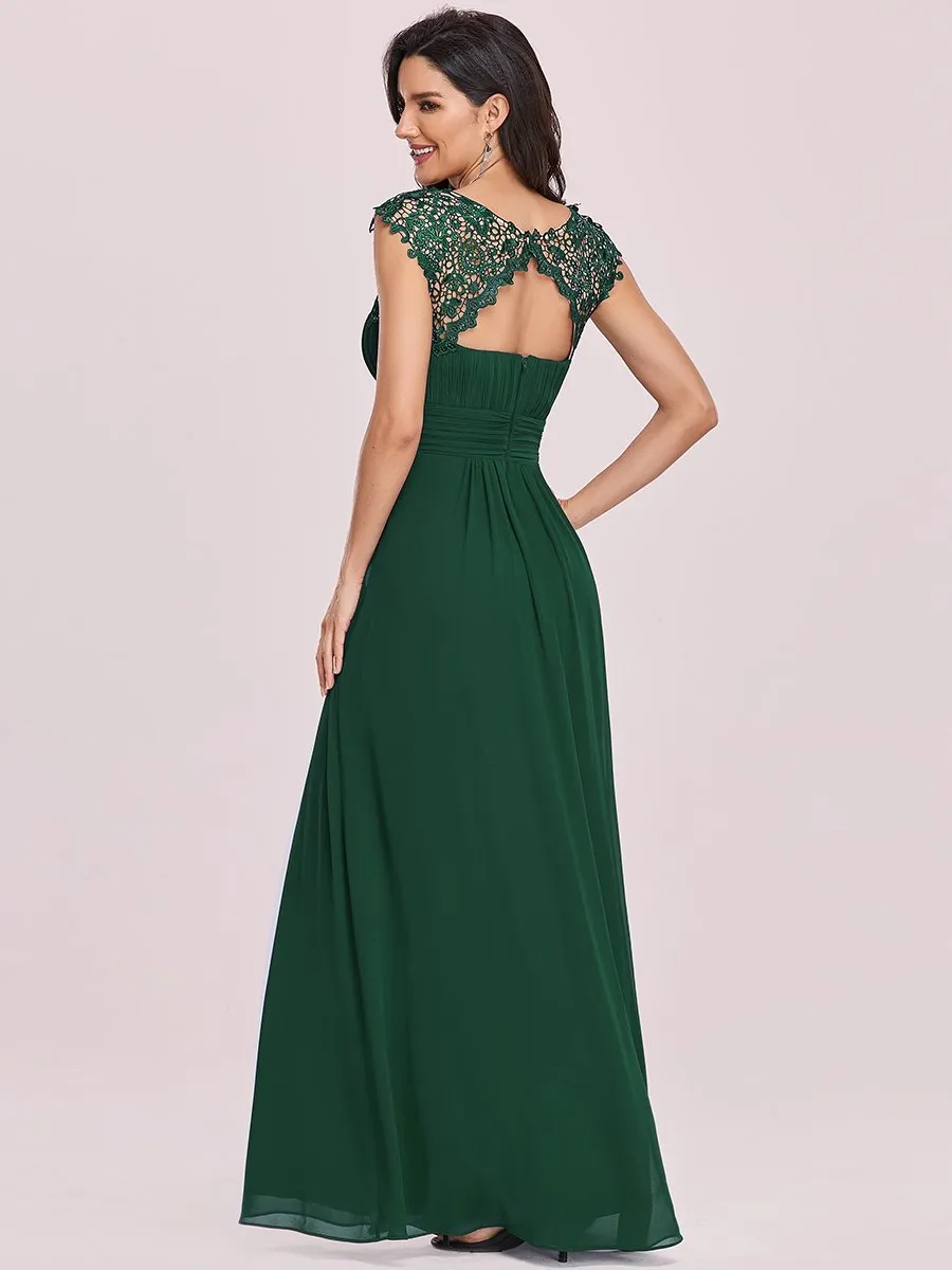 Bestsellers Wholesale Lacey Chiffon Evening Party Gowns