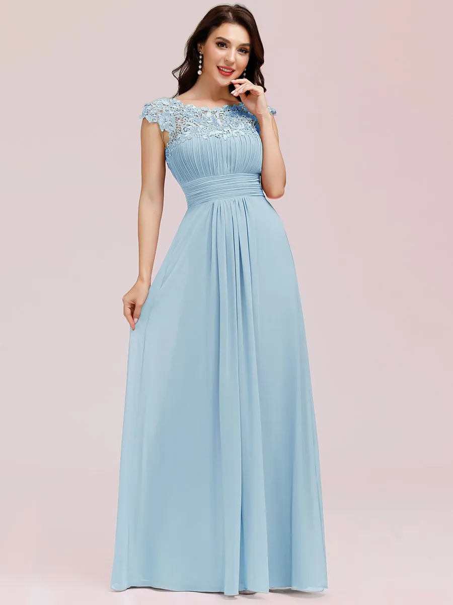 Bestsellers Wholesale Lacey Chiffon Evening Party Gowns