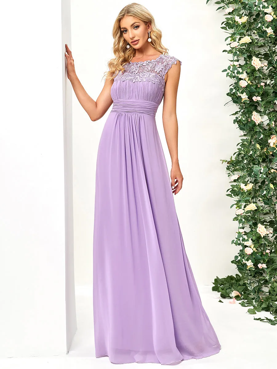 Bestsellers Wholesale Lacey Chiffon Evening Party Gowns