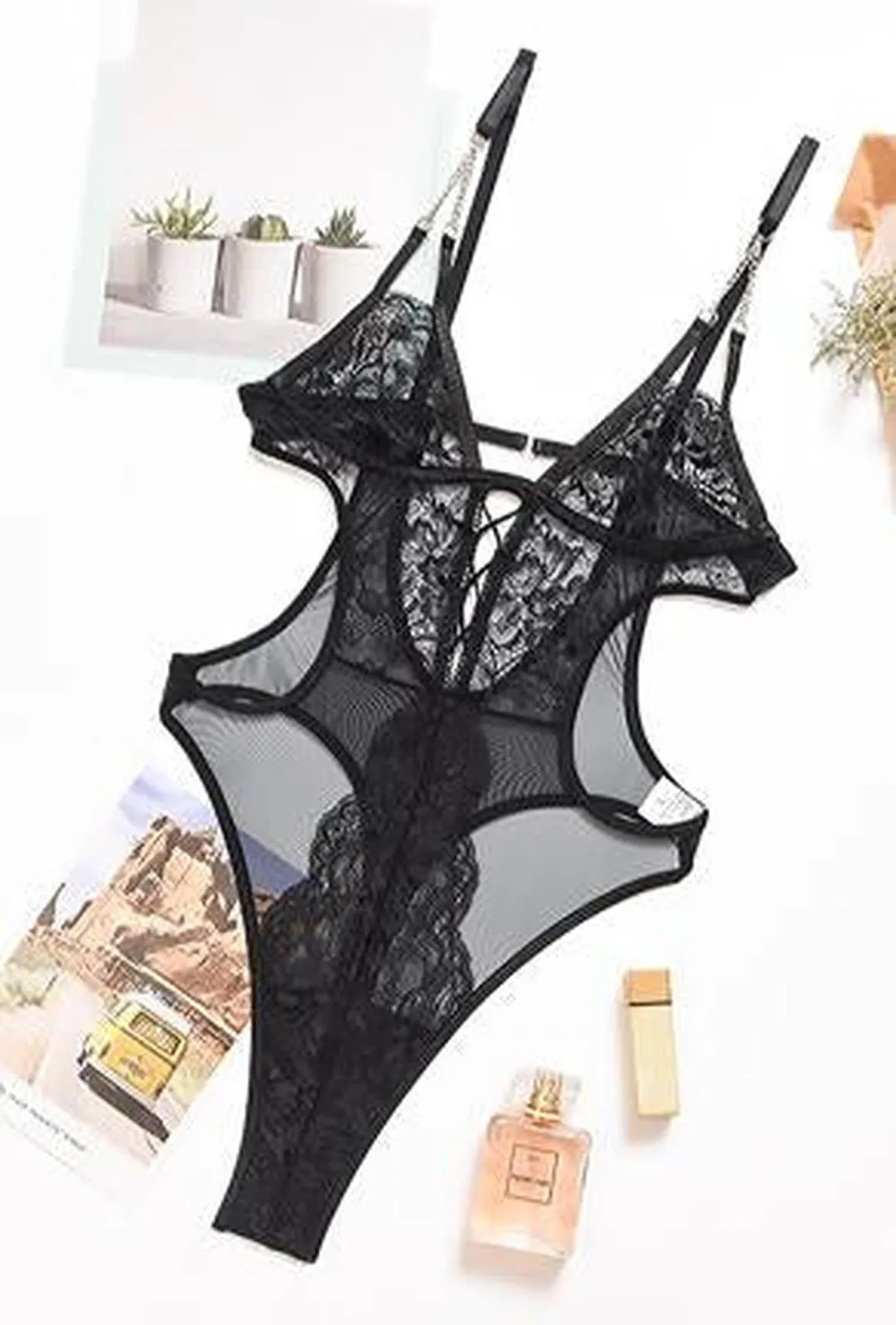 BETSI - LACE BODYSUIT LINGERIE