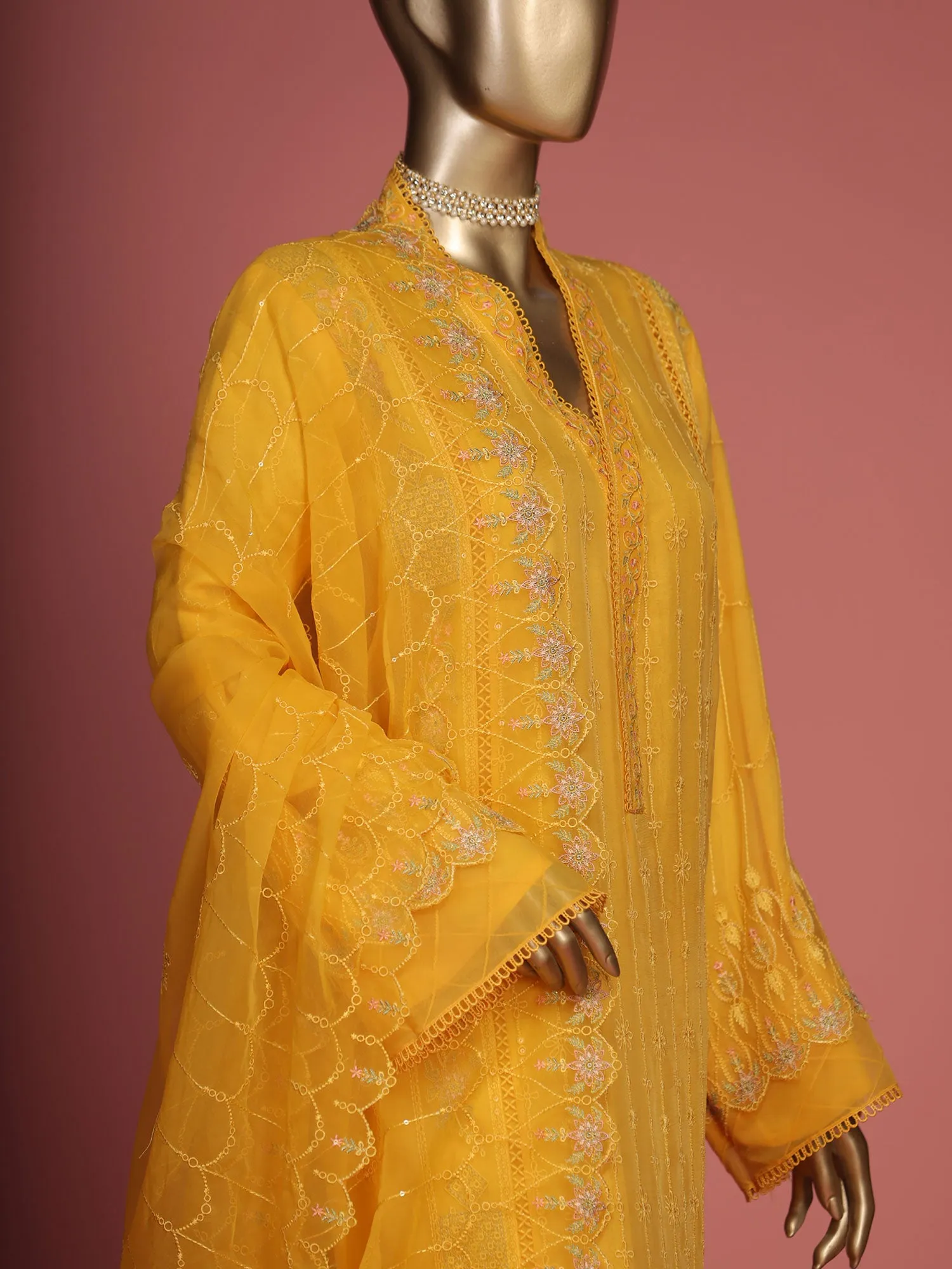 Bin Saeed "Shaifoon" Luxury Yellow Suit