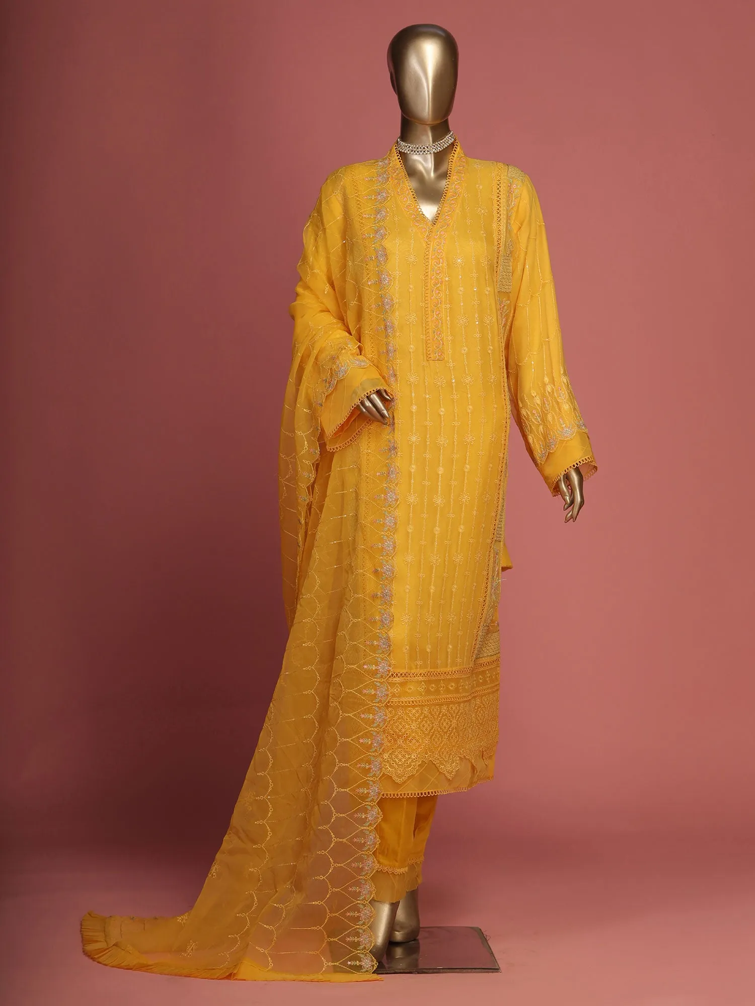 Bin Saeed "Shaifoon" Luxury Yellow Suit