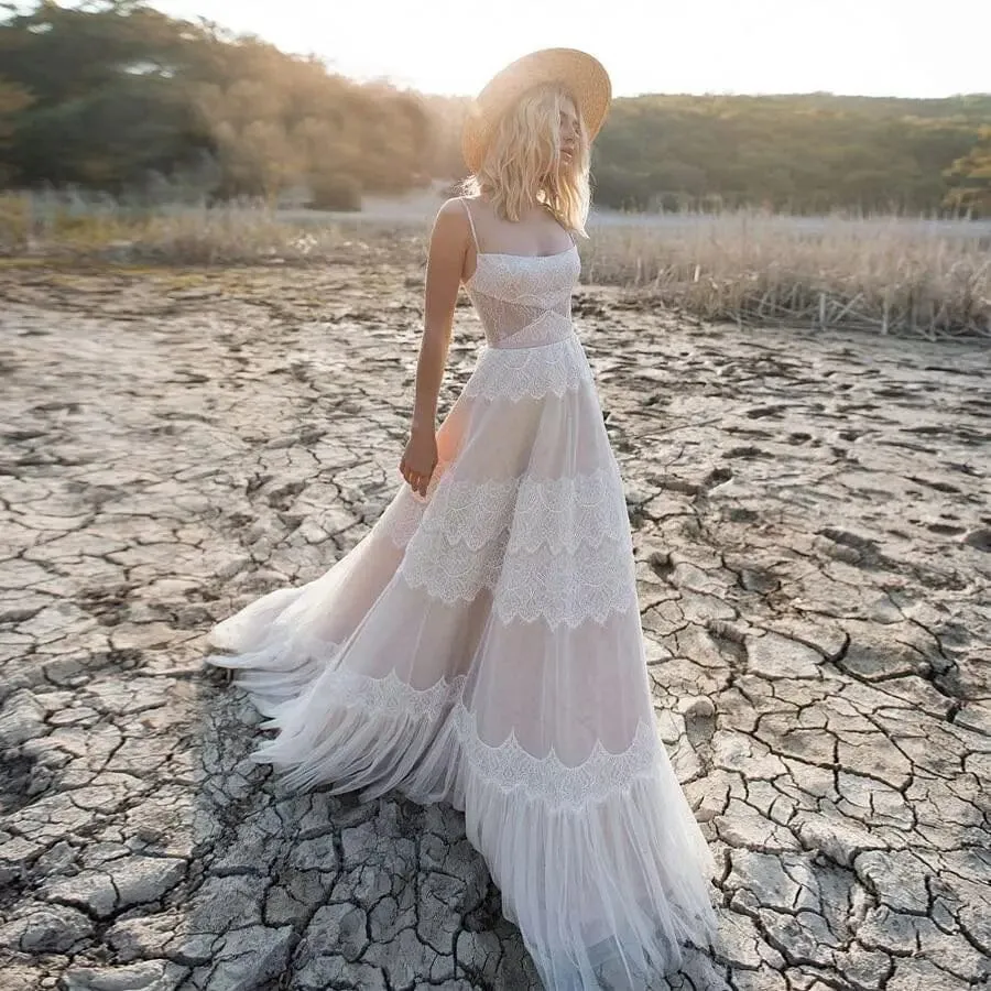 Bohemian Breeze Bridal Dress