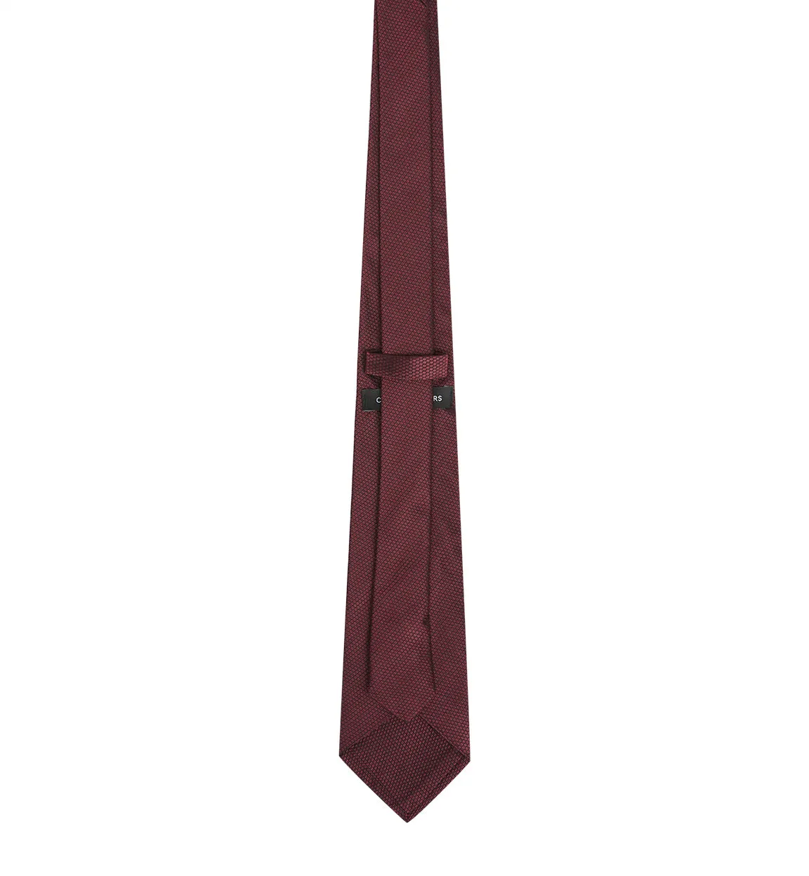 Burgundy Grenadine Silk Tie