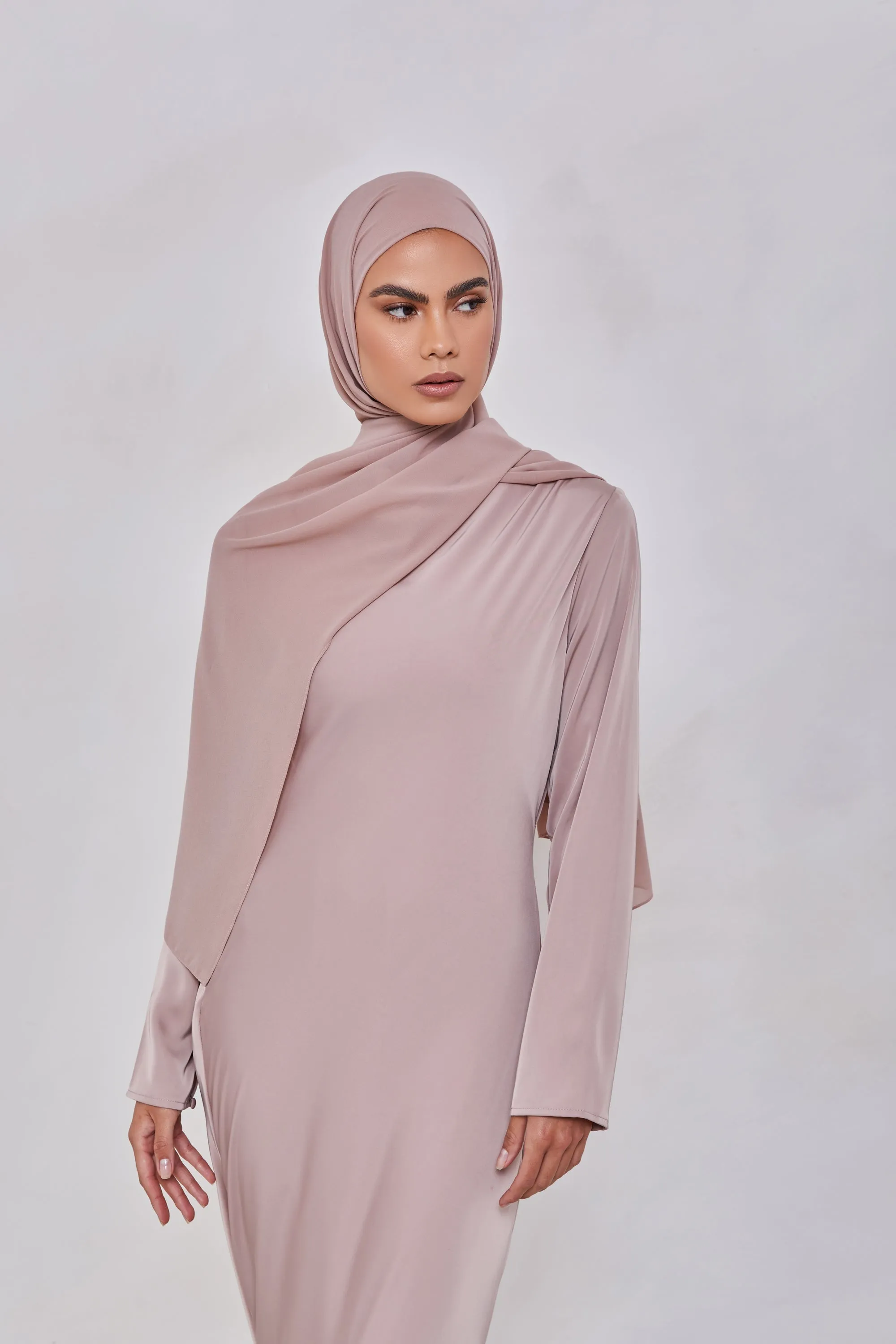 Chiffon LITE Hijab - Mink