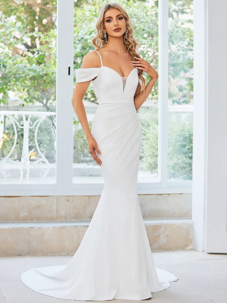 Elegant Off Shoulder Mermaid Wholesale Wedding Dresses