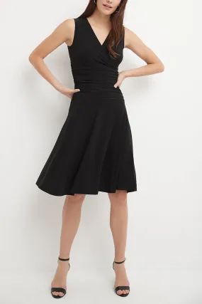 Form-Fitting Sleeveless Dress with Tummy Control