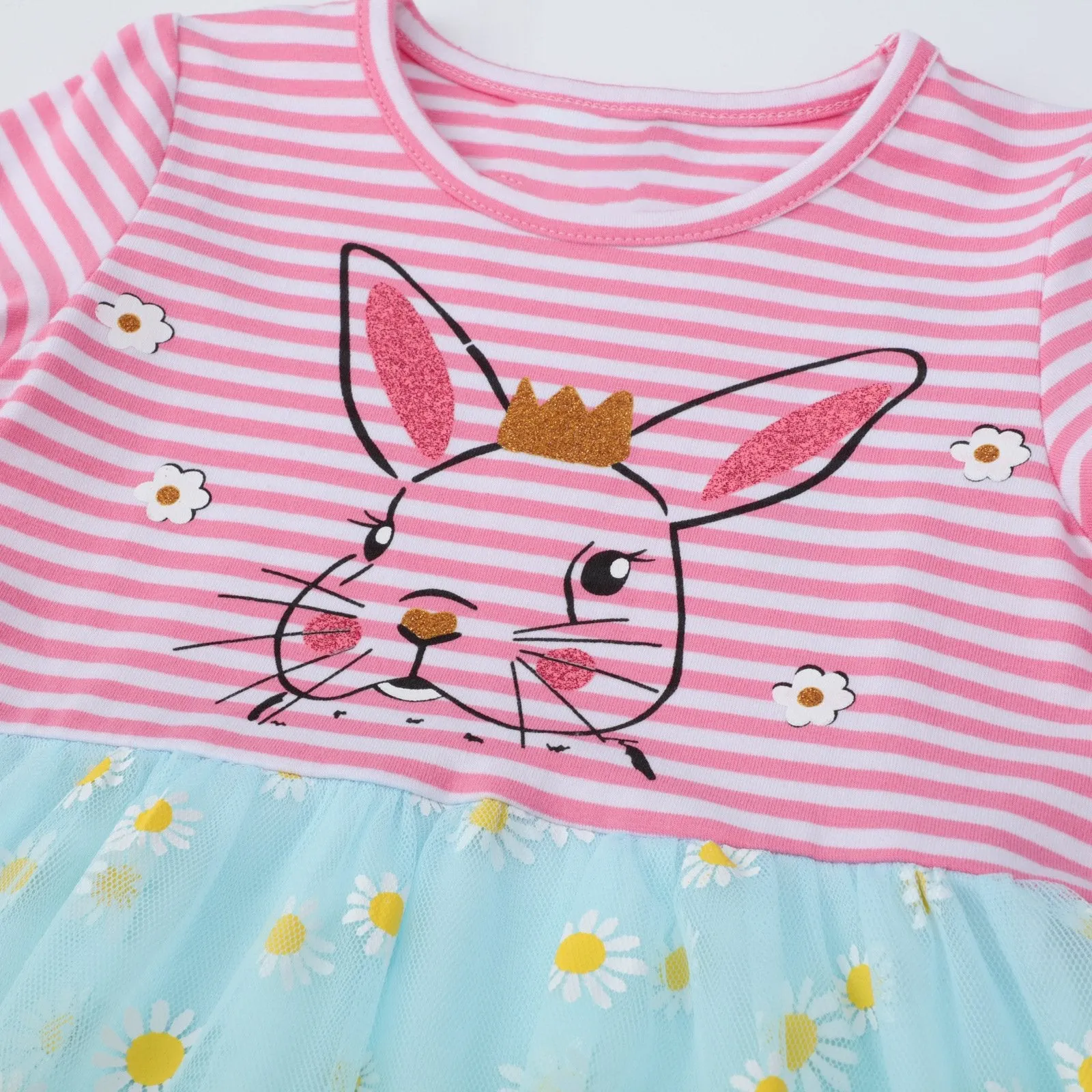 Full Sleeve Bunny 2 in 1 Dress