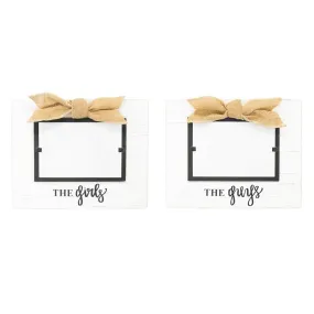 Girls and Guys Distressed Picture Frames