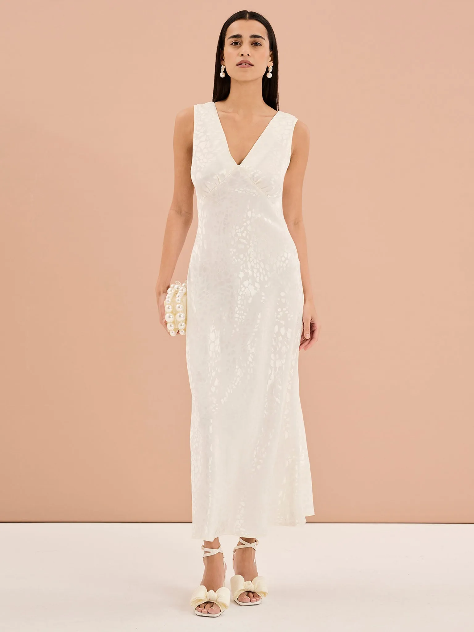 Iris Maxi Dress in Ivory