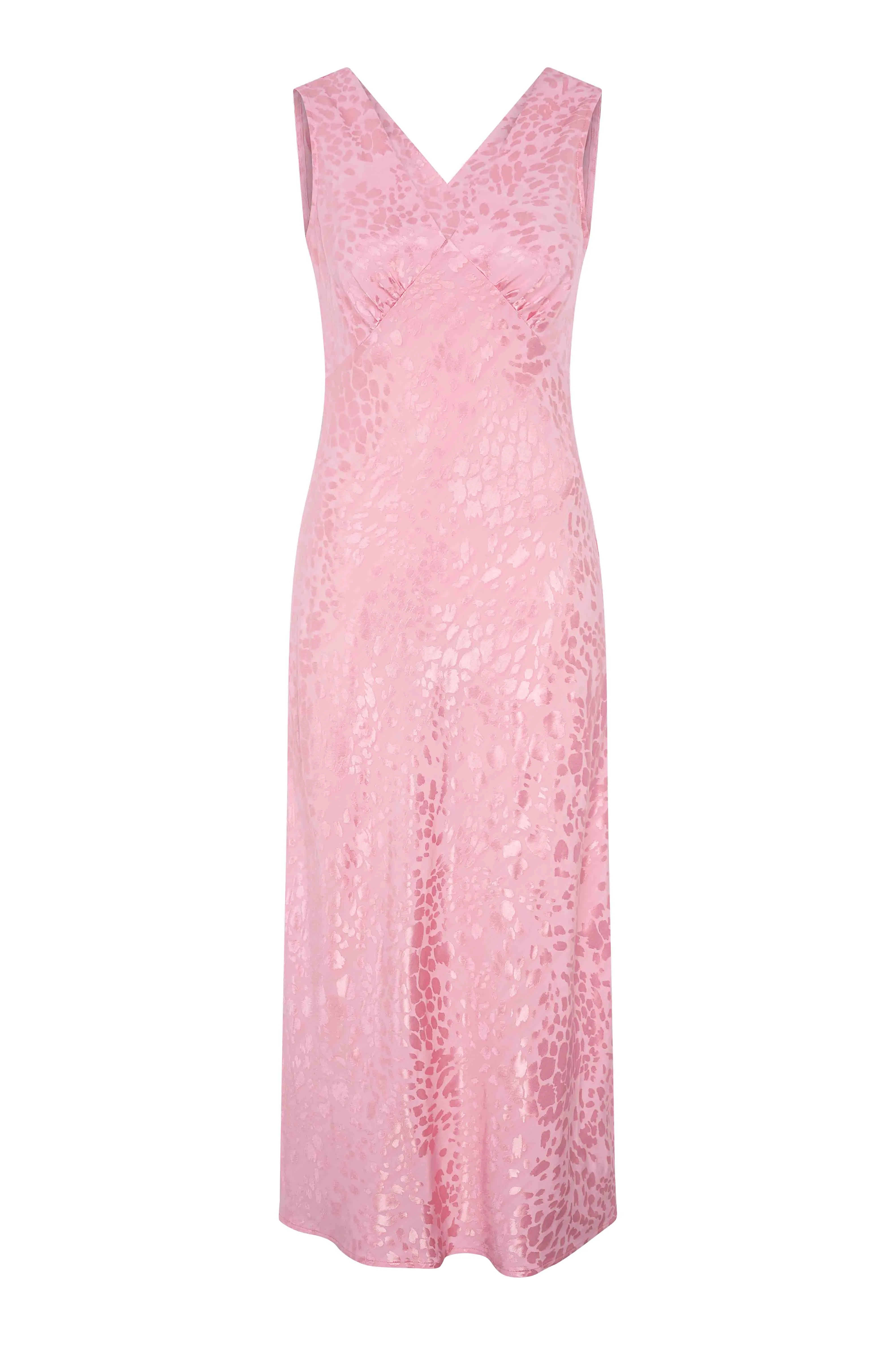 Iris Maxi Dress in Pink