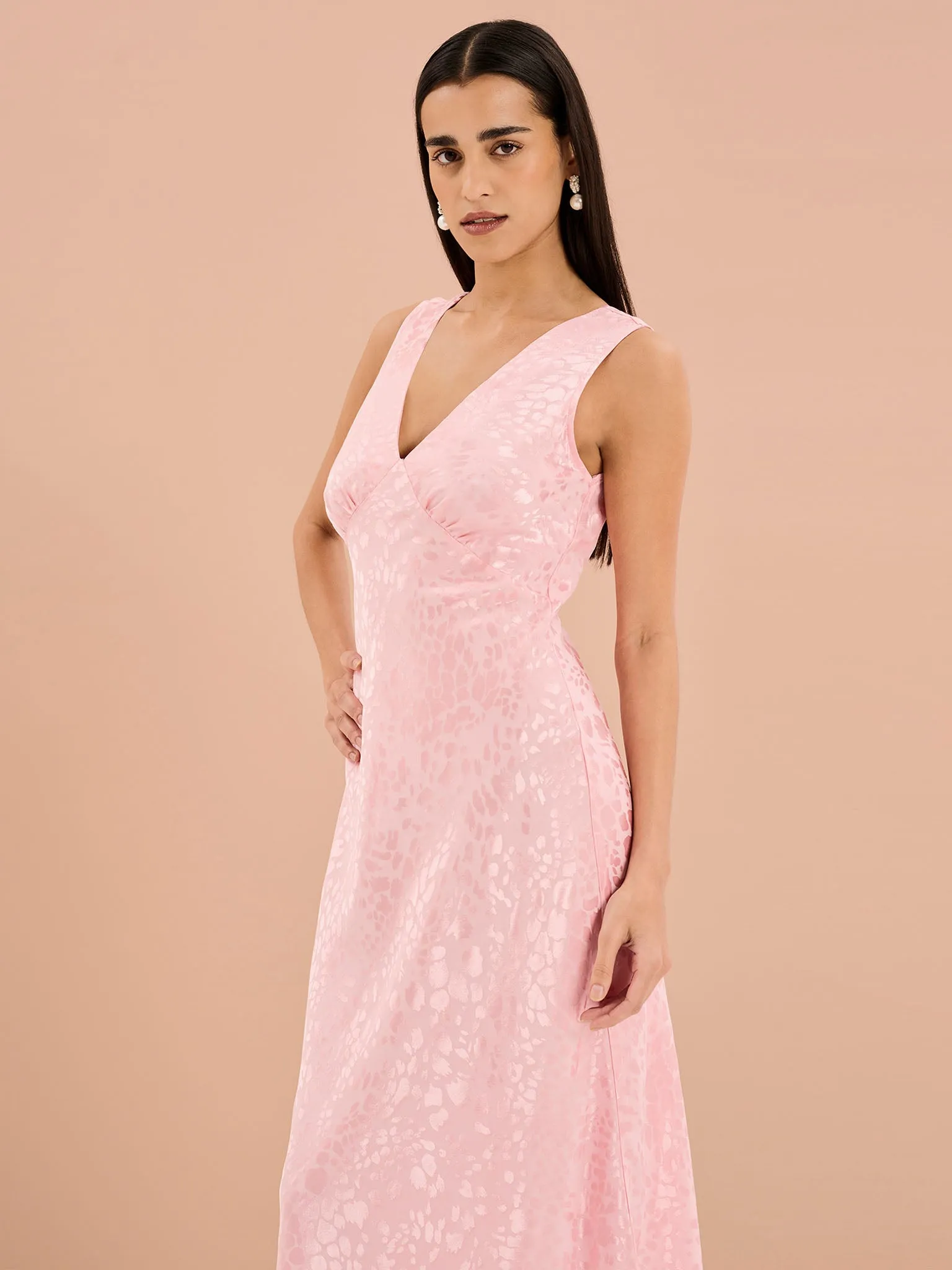 Iris Maxi Dress in Pink