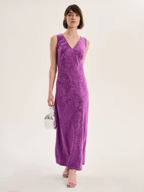 Iris Maxi Dress in Purple