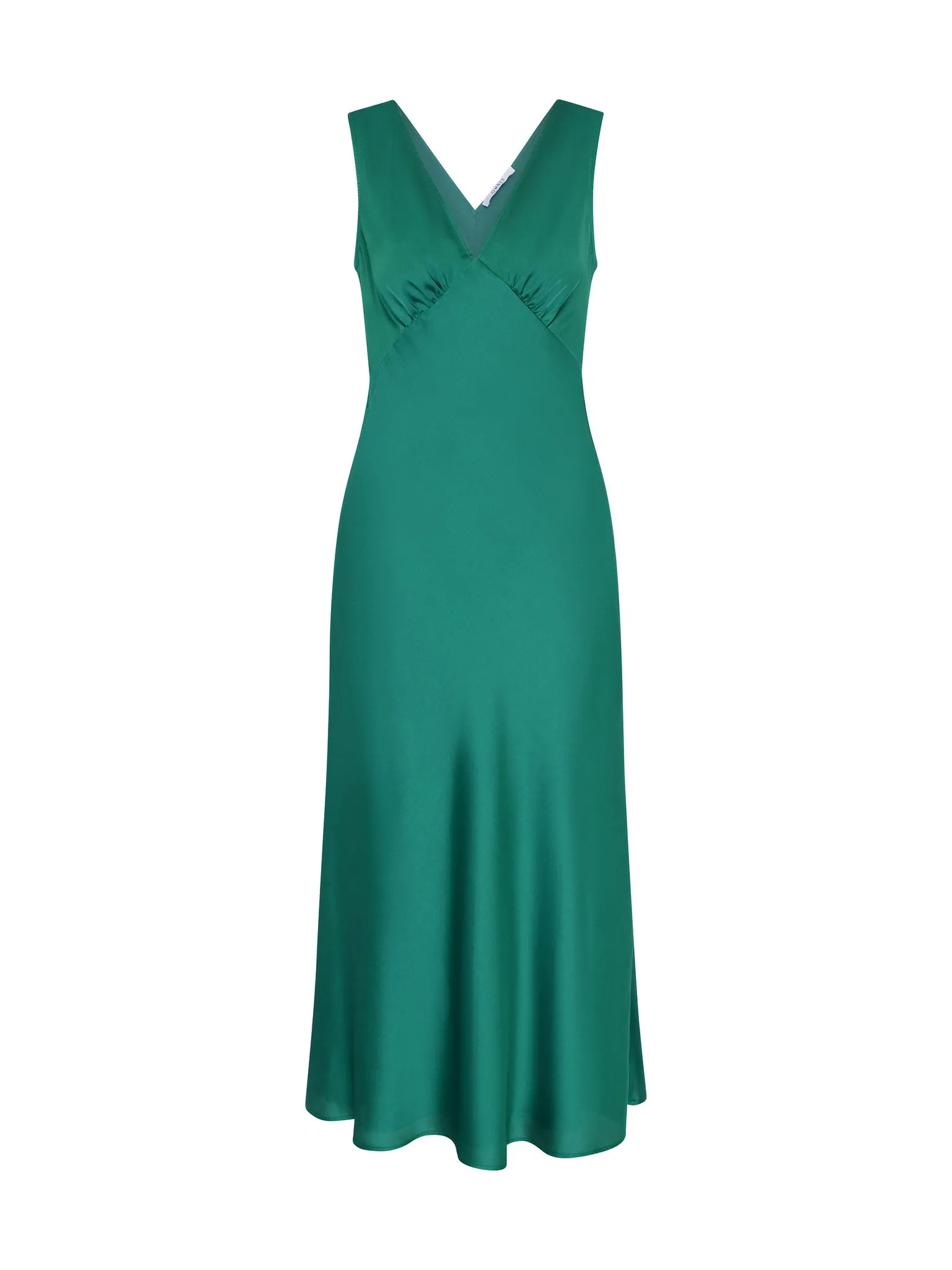 Iris Maxi Dress in Viridian Green