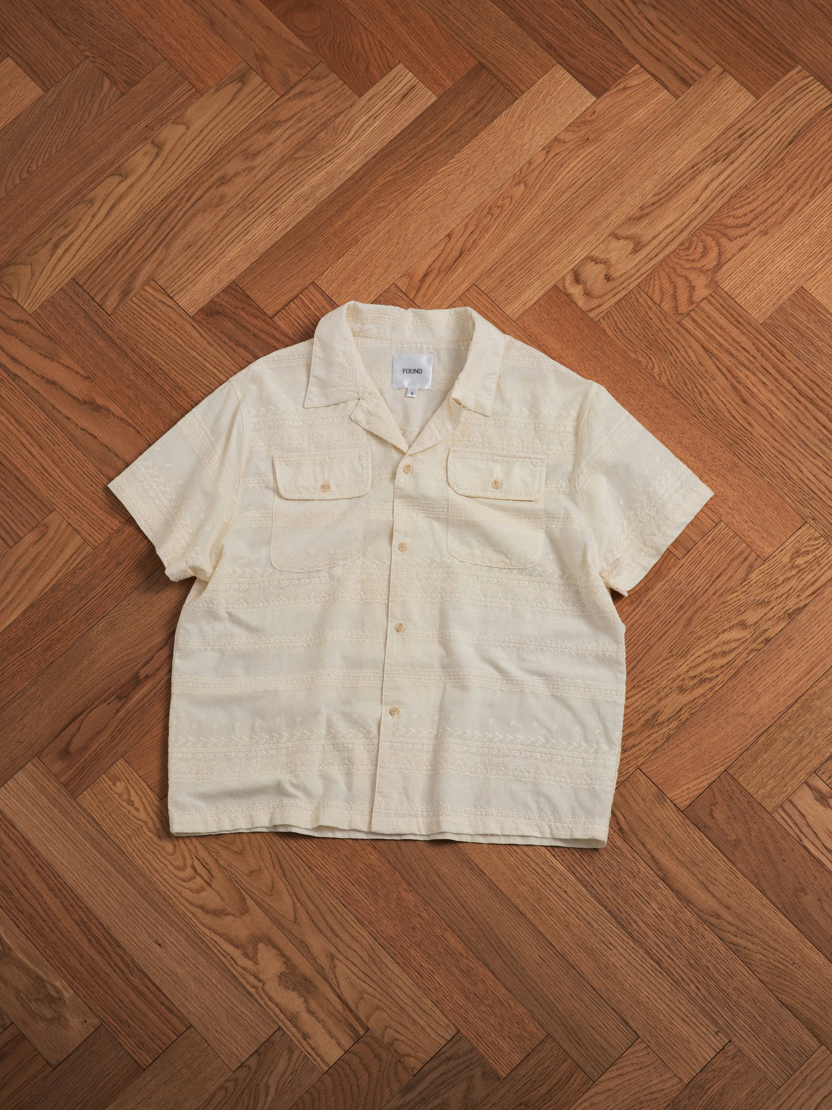 Lace SS Camp Shirt