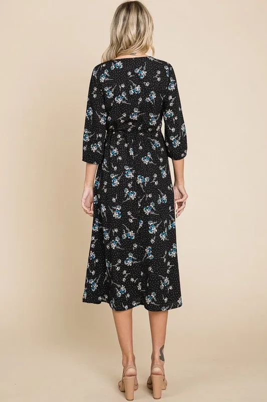 Lana Floral & Dot Dress