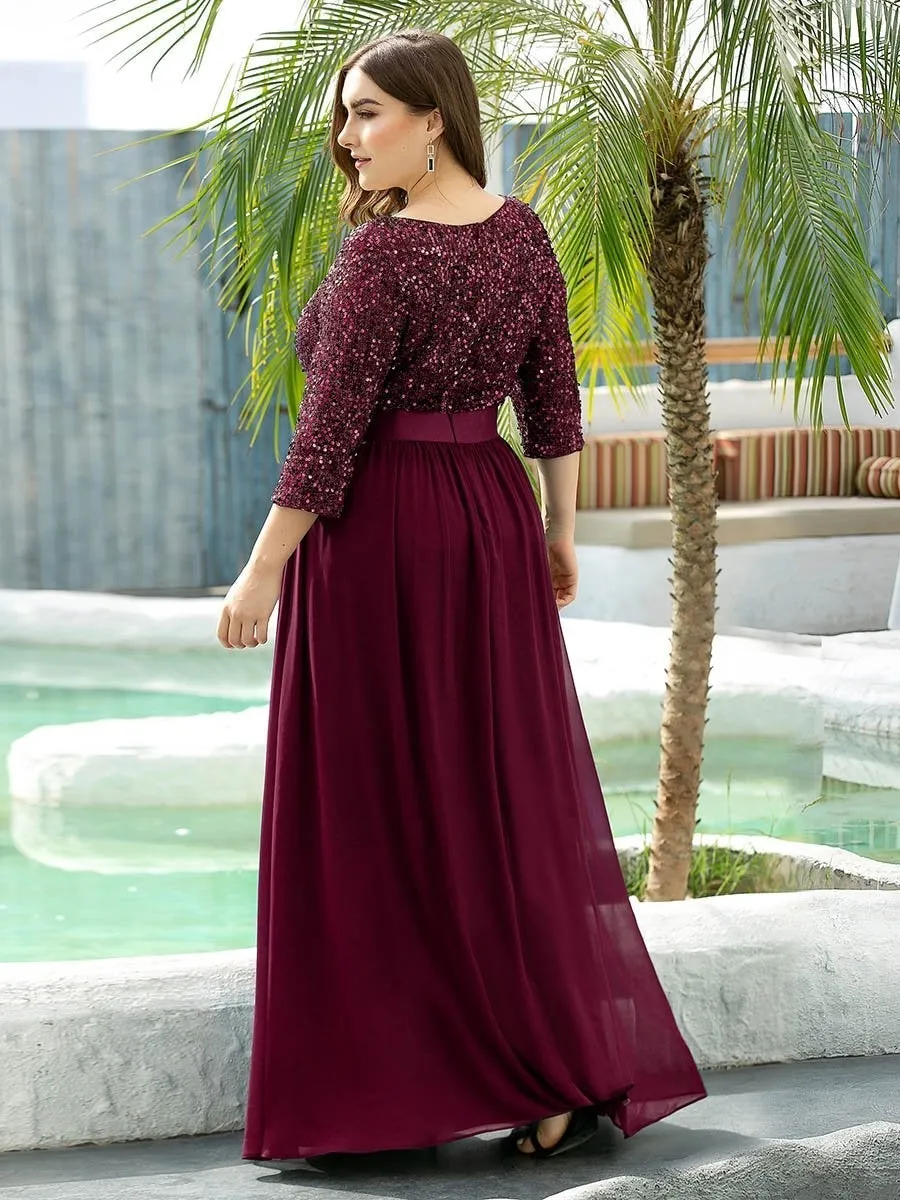 Long Tulle & Sequin Wholesale Evening Dresses for Mother of the Bride