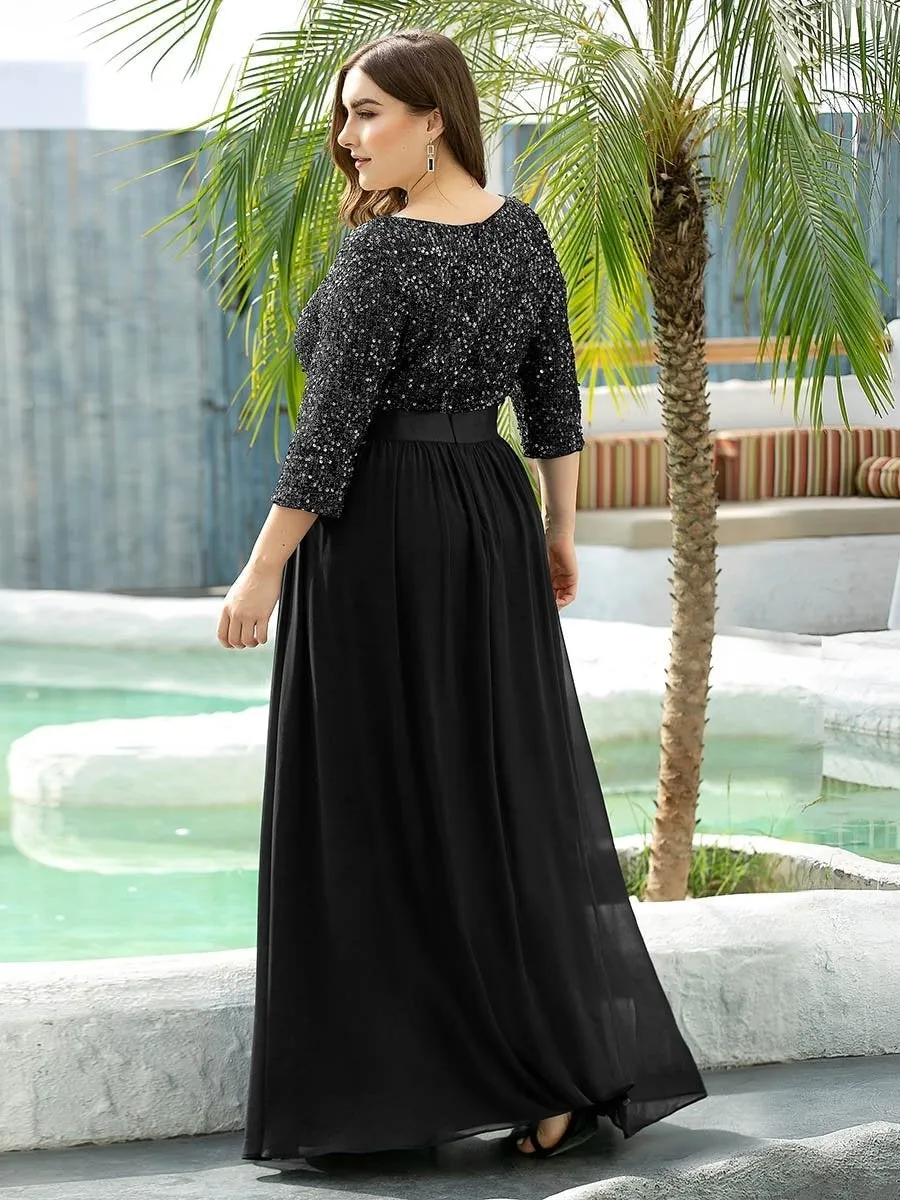 Long Tulle & Sequin Wholesale Evening Dresses for Mother of the Bride