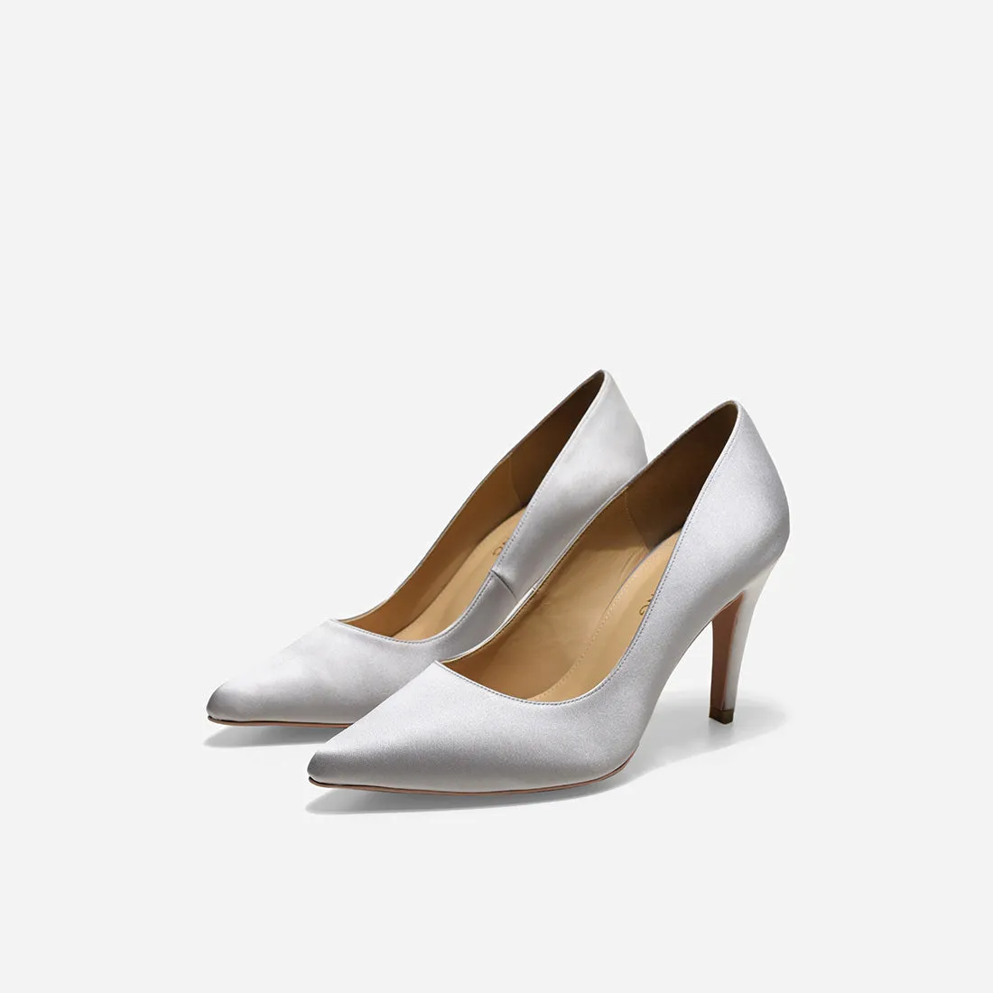 Mariko Satin Pumps