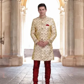 Modern Indo Western Sherwani with embroidery