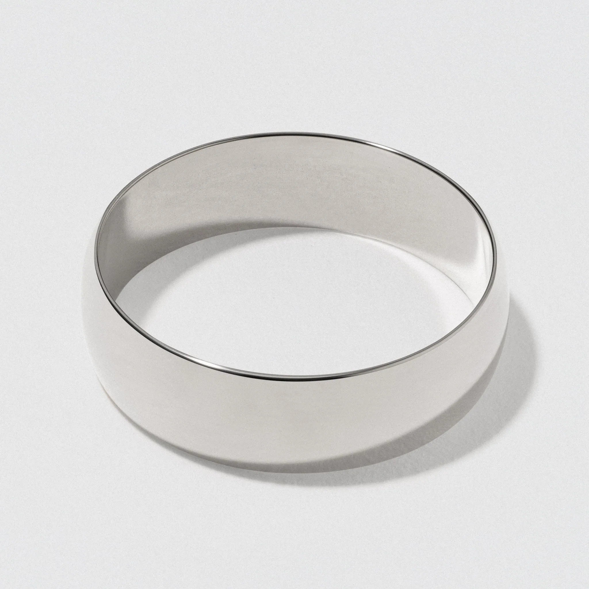 Platinum Classic Wedding Band - Polished 6mm