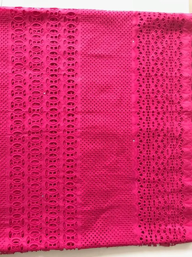 Romantic Pink Lace Fabric