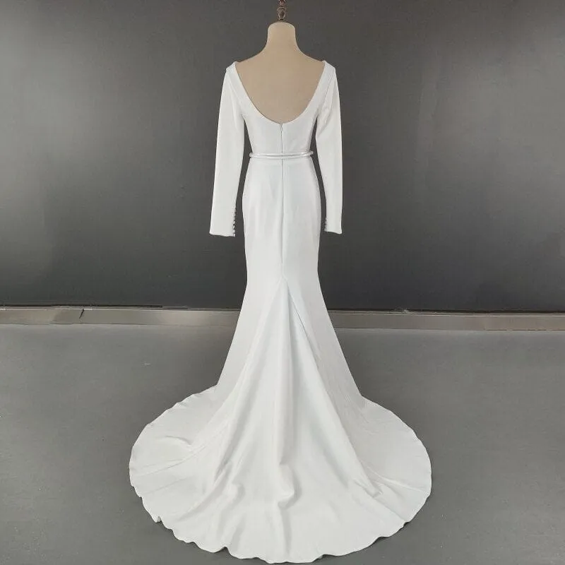 Satin Serenade Wedding Dress