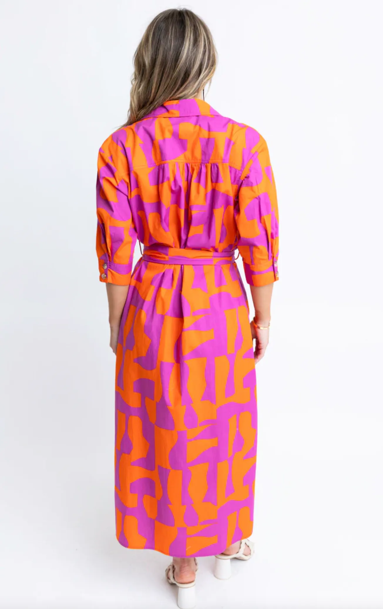 Sunset Geometric Maxi