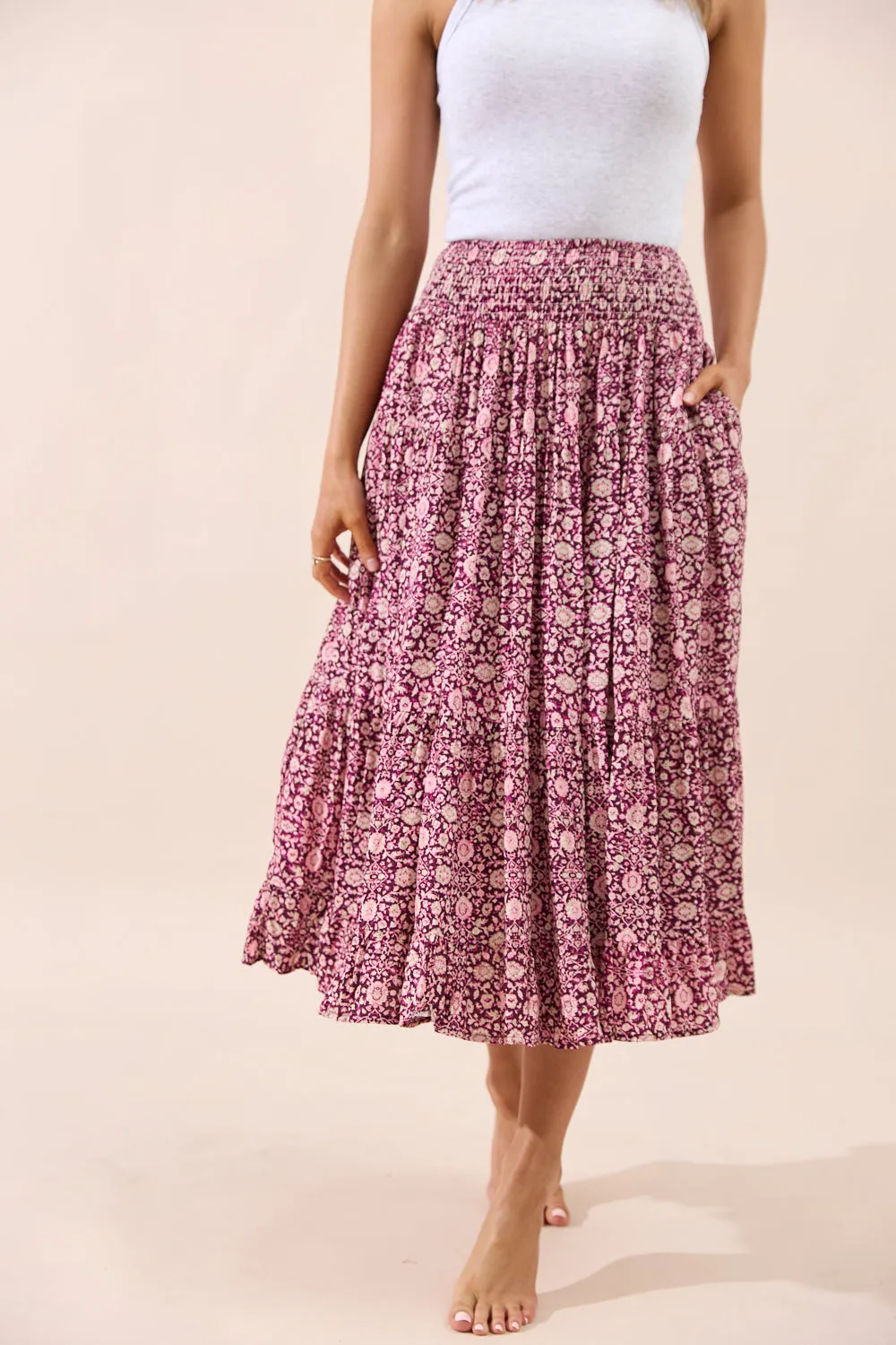 Sunset Skirt - Floral