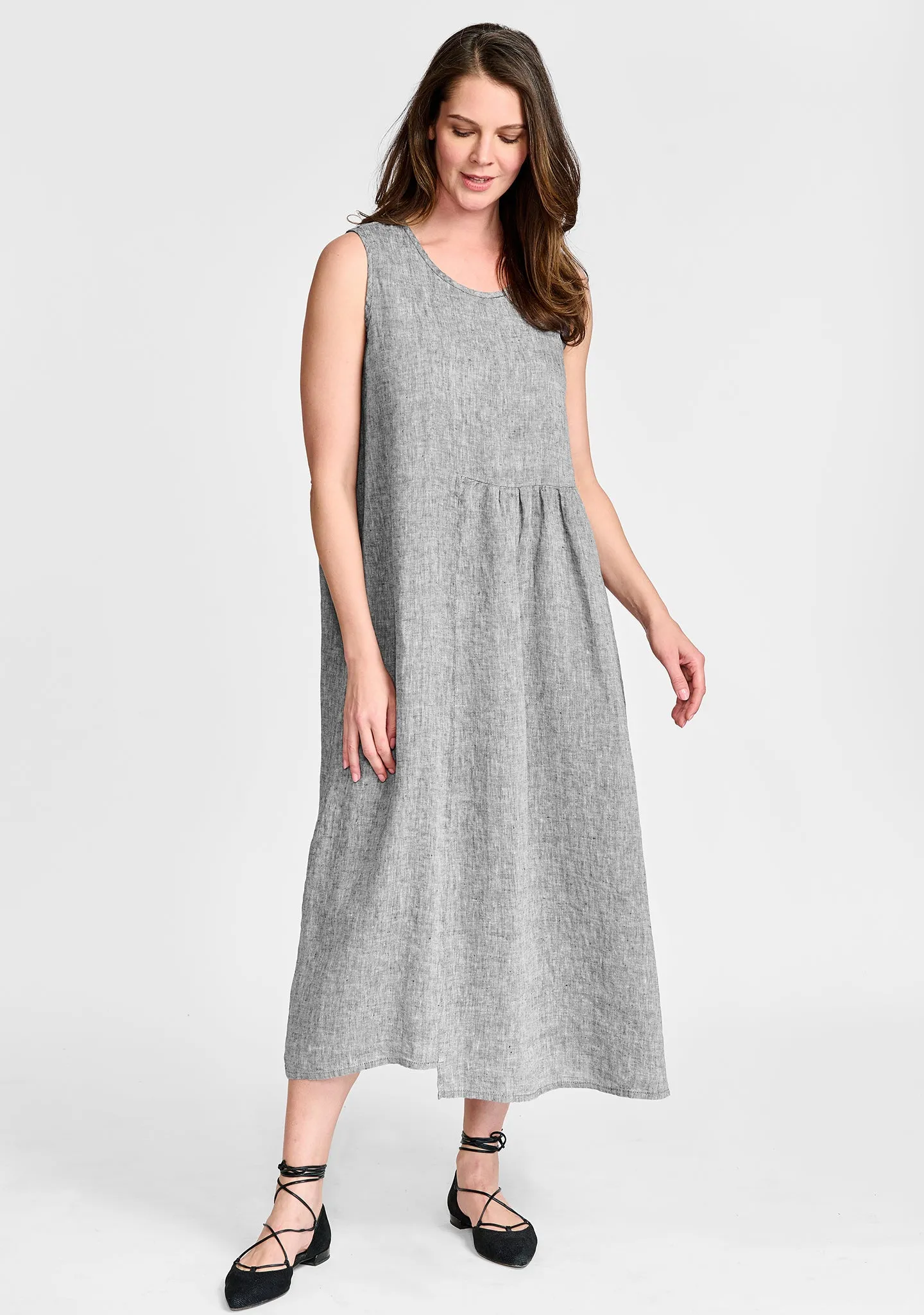 Sybil Dress - Linen Midi Dress