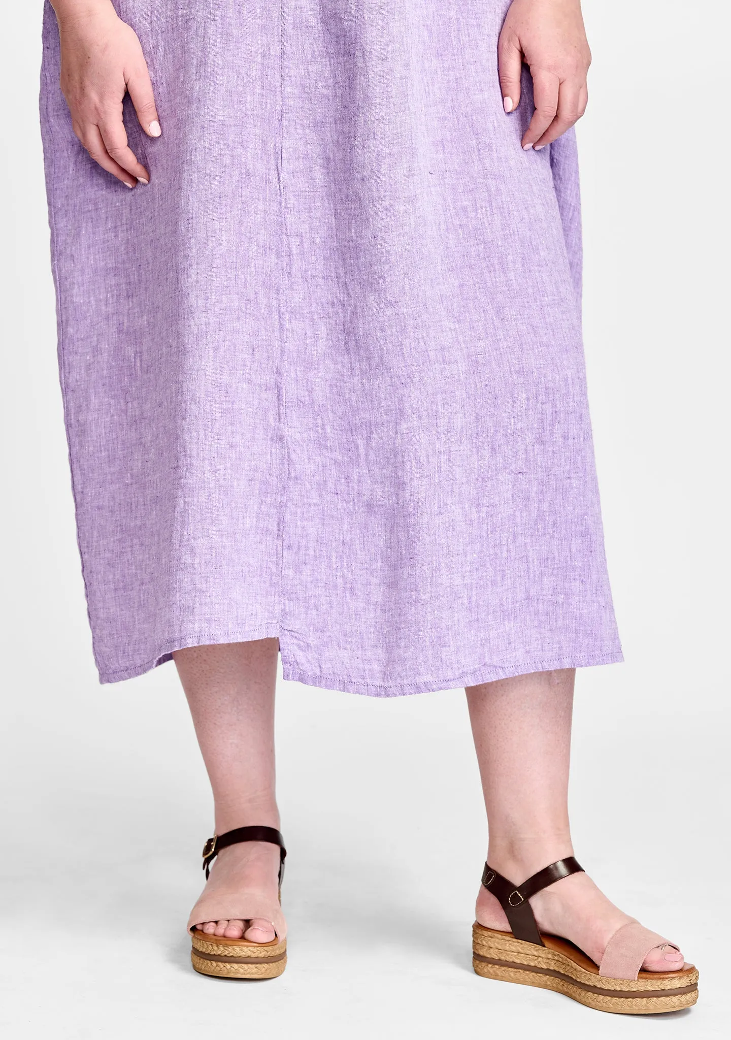 Sybil Dress - Linen Midi Dress