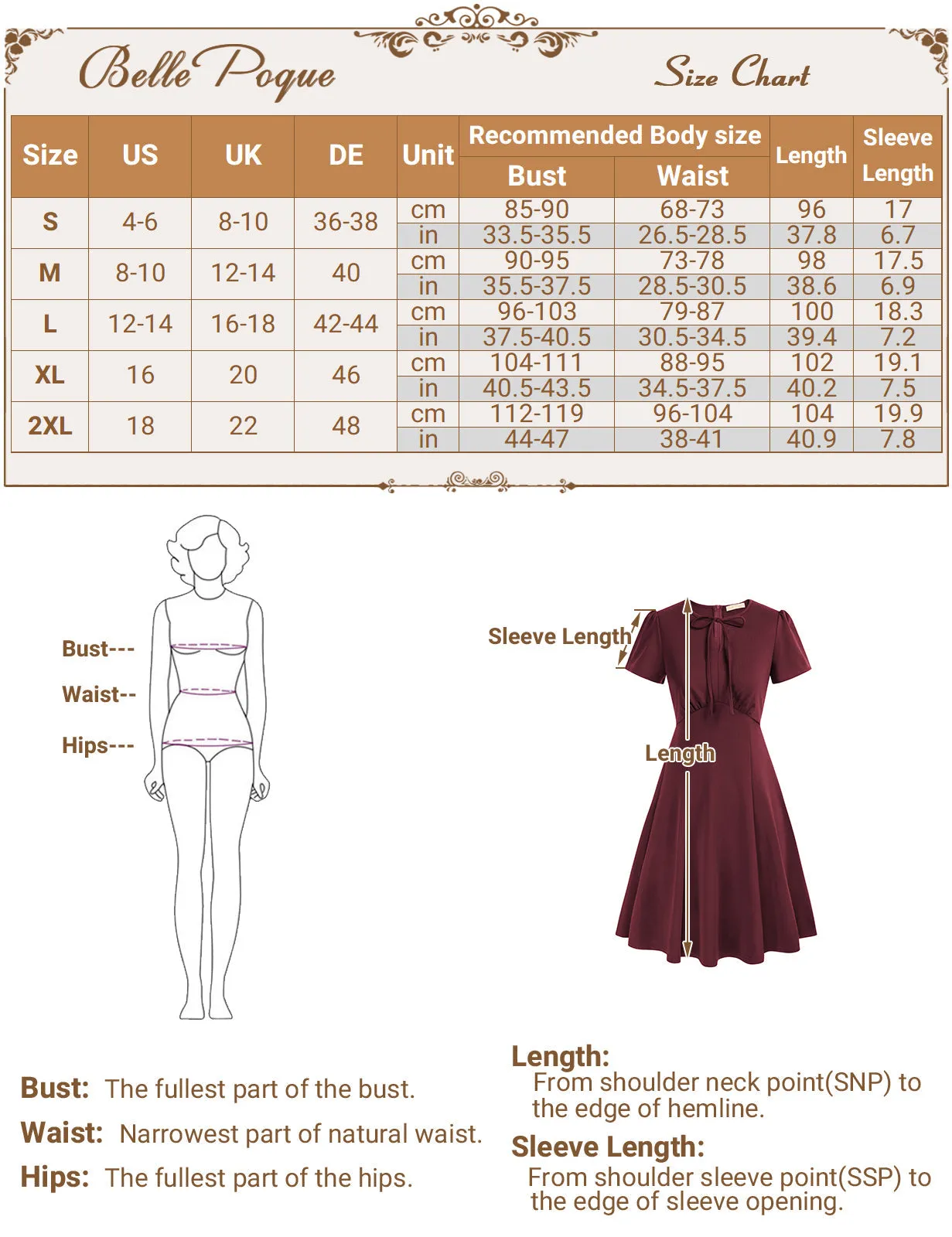 Vintage Strawberry Pattern A-Line Swing Dress Keyhole Tie Dress Round Neck Work Dress Tea Dress