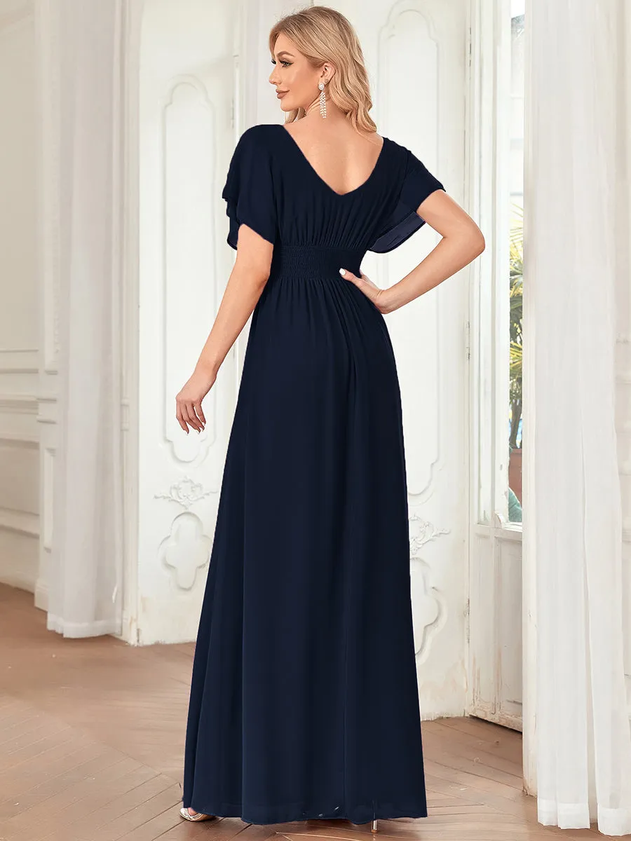 Women's A-Line Empire Waist Maxi Wholesale Evening Dresses