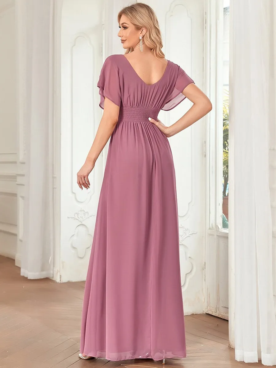 Women's A-Line Empire Waist Maxi Wholesale Evening Dresses