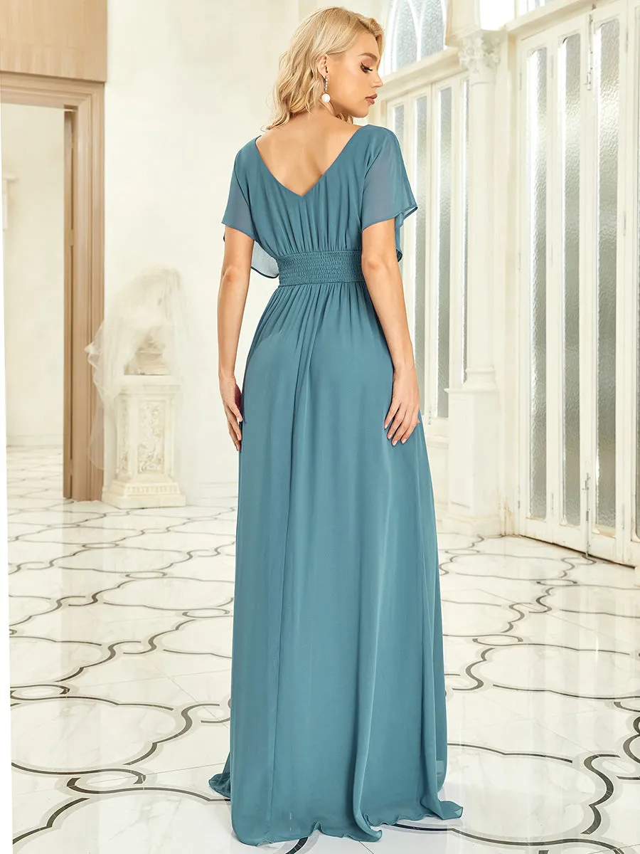 Women's A-Line Empire Waist Maxi Wholesale Evening Dresses